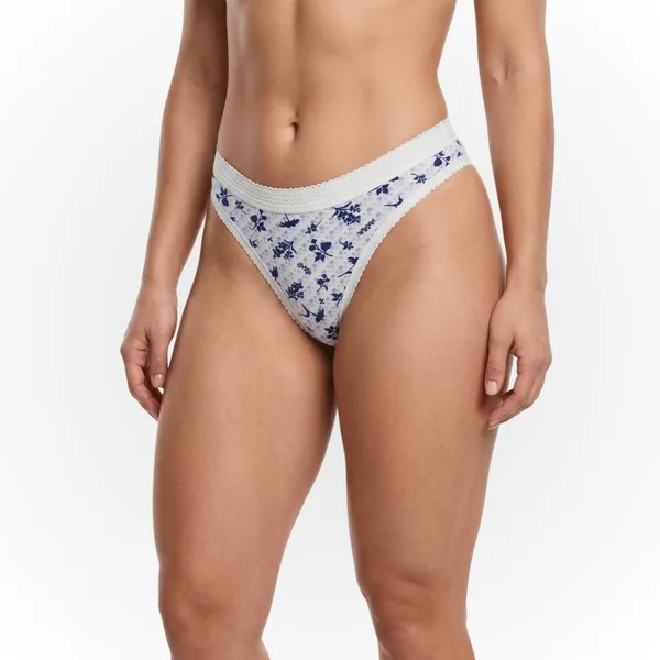 Calcinha de Algodão Estampada Tamanho P