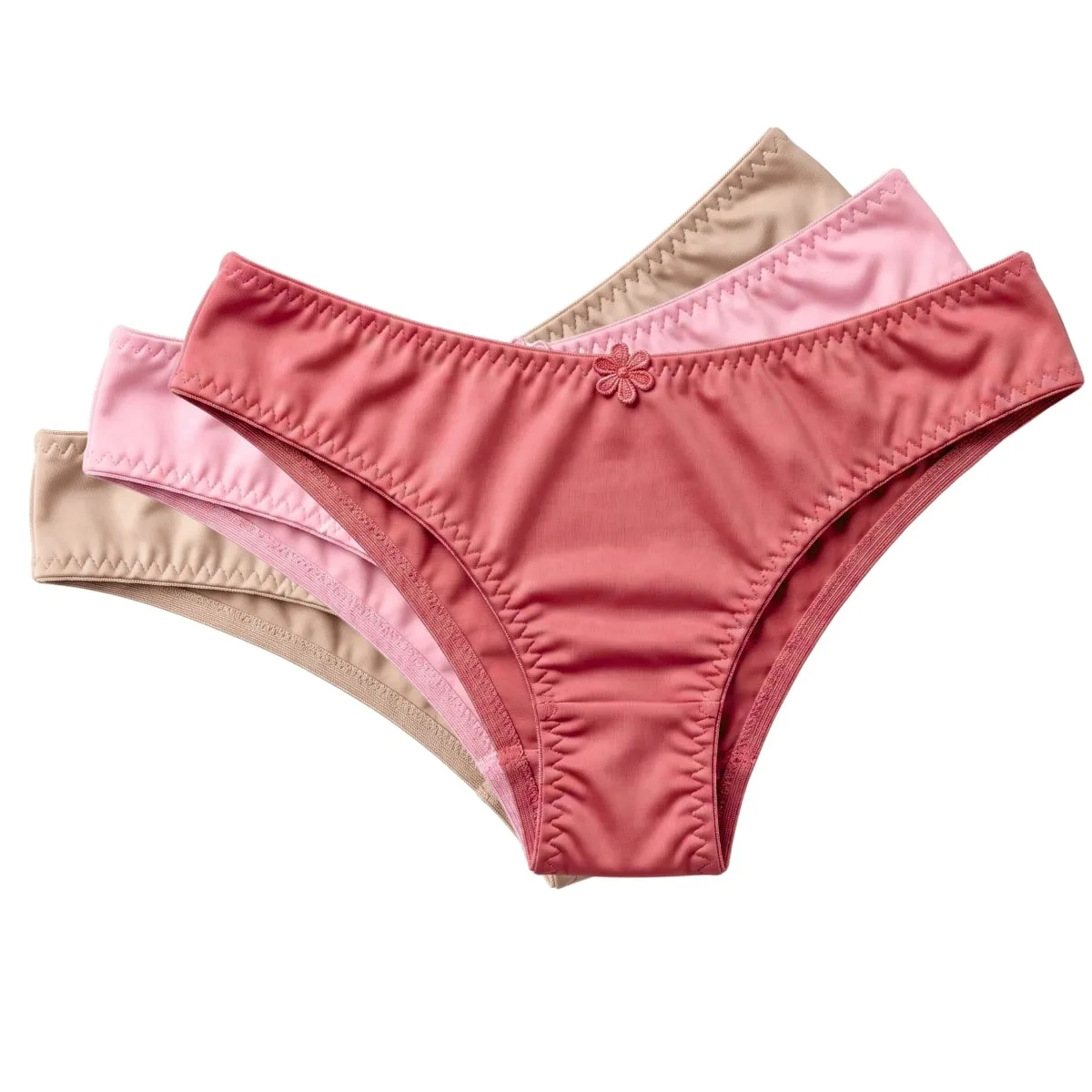 Calcinha Tanga Microfibra Romantic com Detalhe Floral - Imagem 2