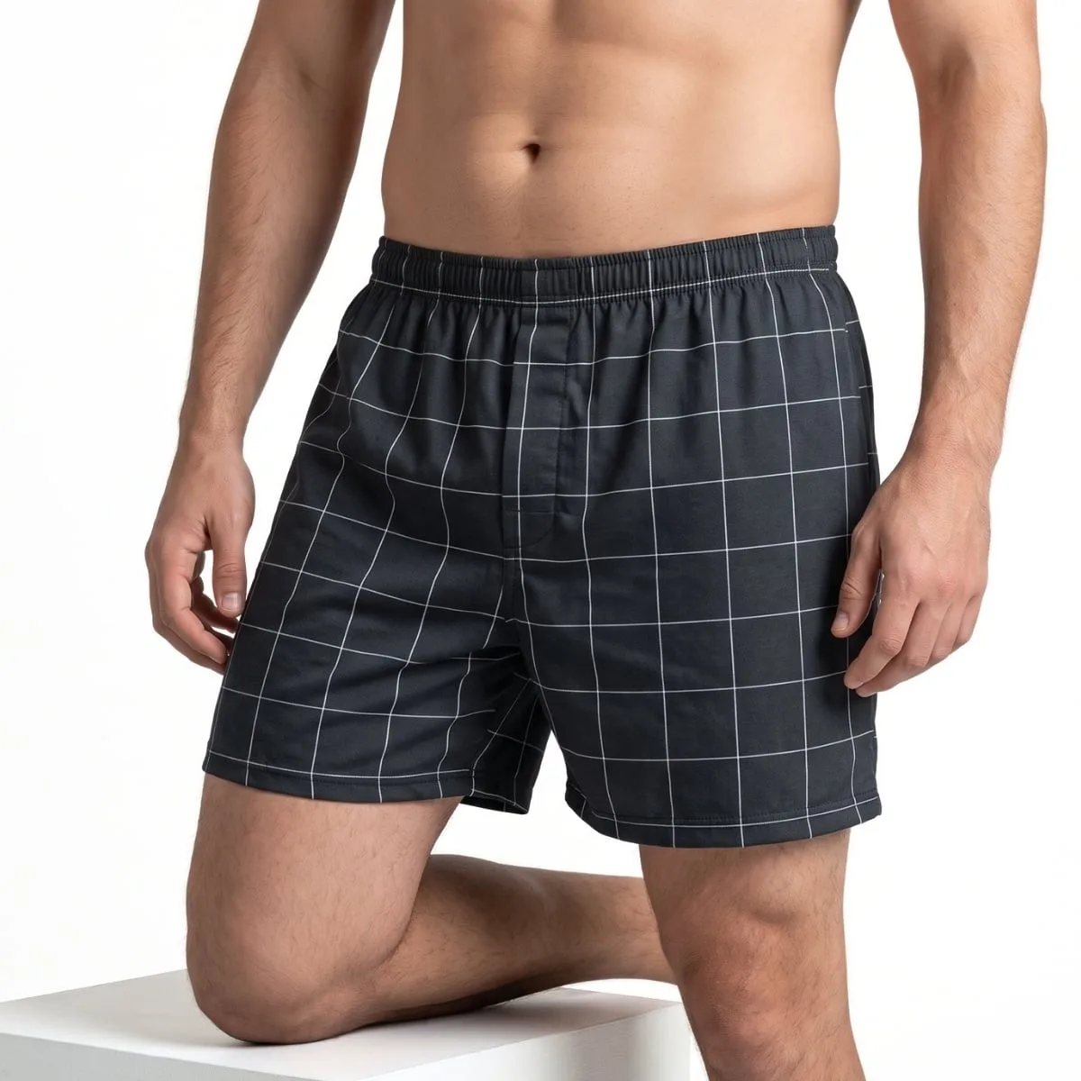 Cueca Samba Canção Masculina em Poliéster Estampada com Cós Elástico - Imagem 5
