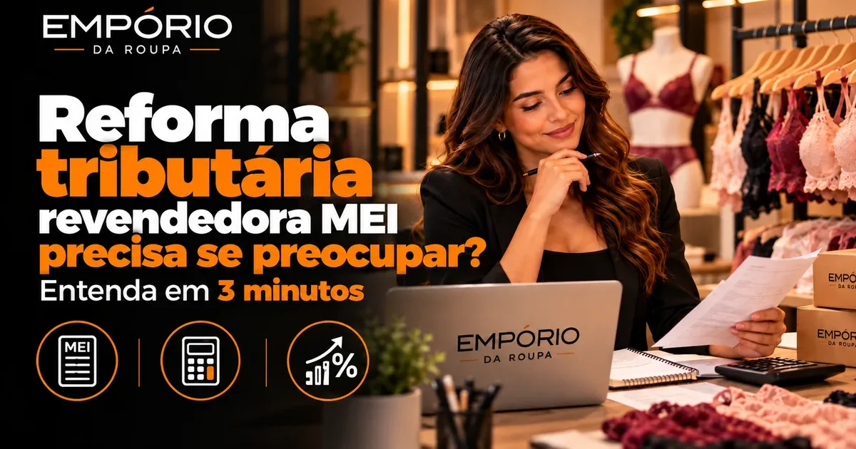 Reforma tributária: revendedora MEI precisa se preocupar? Entenda em 3 minutos - Empório D Roupa
