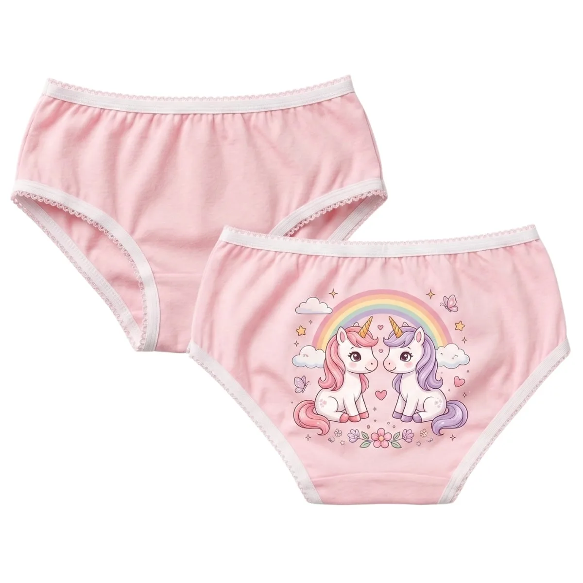 Calcinha Infantil 100% Algodão Lisa e Estampada Menina 1 a 4 Anos - Imagem 8